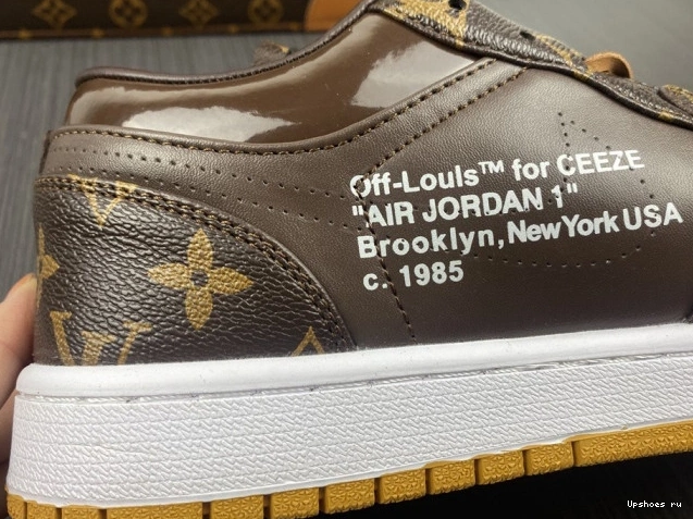 O-W -LouiV Low (WITH JORDAN CASE) AIR 1 Top 0729